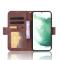  Samsung Galaxy S22 Plus Fodral Avtagbart Kortfodral Brun