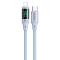 MCDODO Mcdodo 36W 1.8m PD USB-C - Lightning LED Silikon Kabel Blå