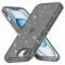  iPhone 17e / 16e Skal Glitter Shockproof Svart