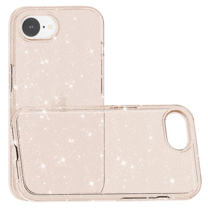 Bild 5,  iPhone 17e / 16e Skal Glitter Shockproof Guld
