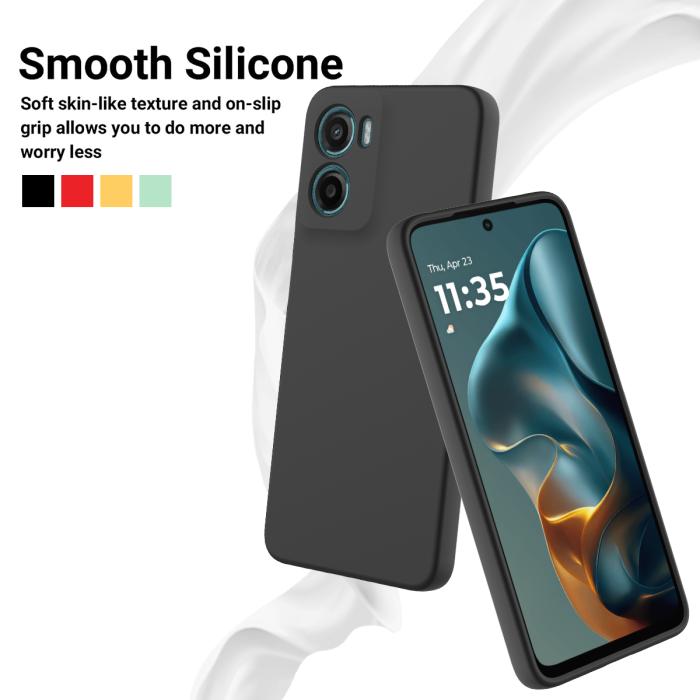 Bild 3,  Motorola Moto G06 Power Skal Liquid Silikon Svart
