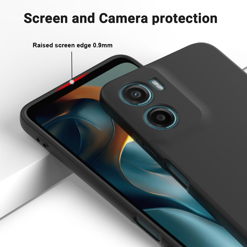  Motorola Moto G06 Power Skal Liquid Silikon Svart