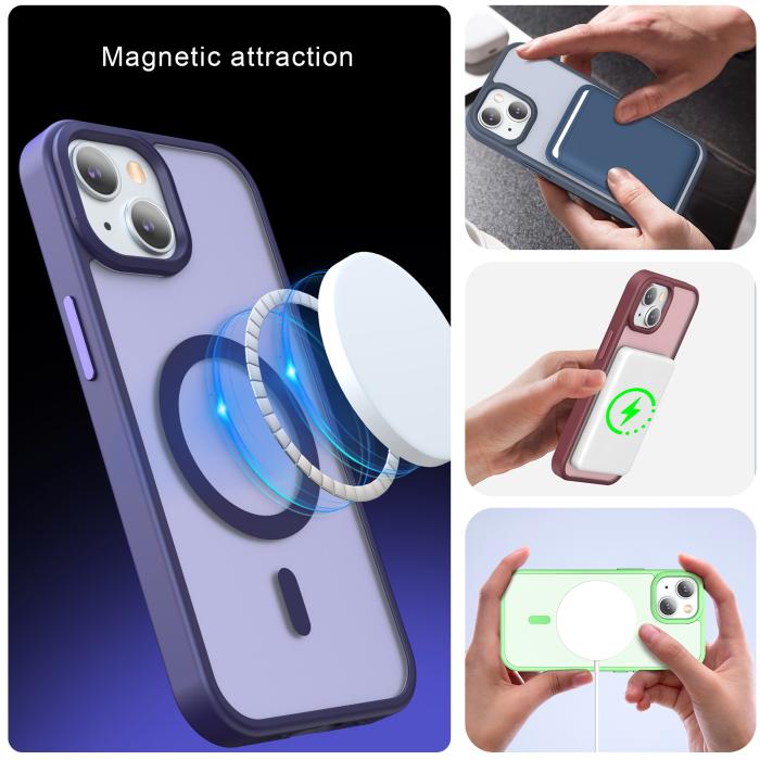 Bild 6, ColorPop ColorPop iPhone 15 Skal CH MagSafe Matt Lavender Ash