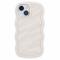  iPhone 14 Mobilskal Wavy Textur Beige