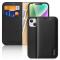 DUX DUCIS DUX DUCIS iPhone 15 Plus Fodral RFID Läder Svart