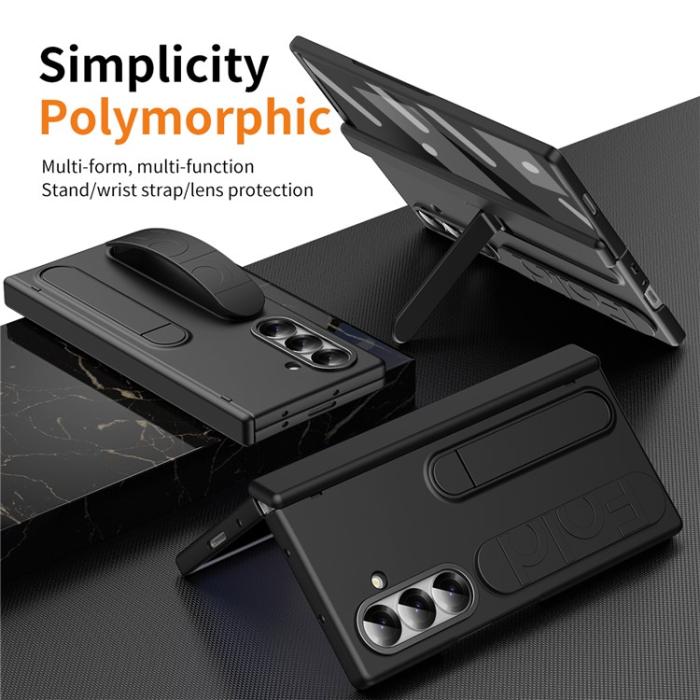 Bild 4,  Samsung Galaxy Z Fold 7 Skal Kickstand Svart