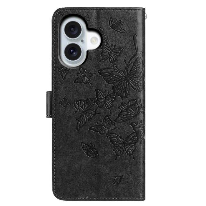 Bild 5,  iPhone 17 Fodral Med Fjäril Tryck Svart