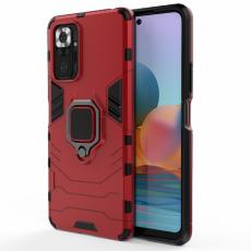  Xiaomi Redmi Note 10 Pro - Hybrid Armor Ring Skal - R&ouml;d