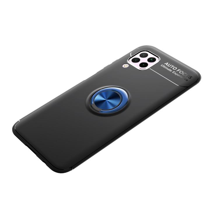 Bild 2,  Huawei P40 Lite - Kickstand Ringskal - Svart/Blå