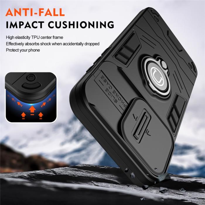 Bild 3,  Samsung Galaxy A27 5G Skal Camshield Kickstand Svart