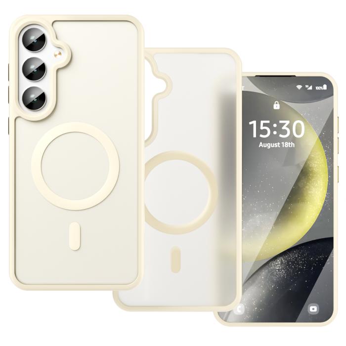 Bild 2, ColorPop ColorPop Galaxy S24 Plus Skal CH MagSafe Matt Off White
