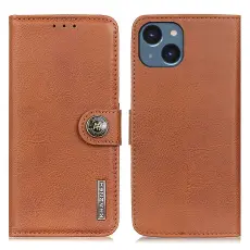 KHAZNEH KHAZNEH iPhone 15 Fodral L&auml;der Brun