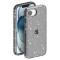  iPhone 17e / 16e Skal Glitter Shockproof Svart