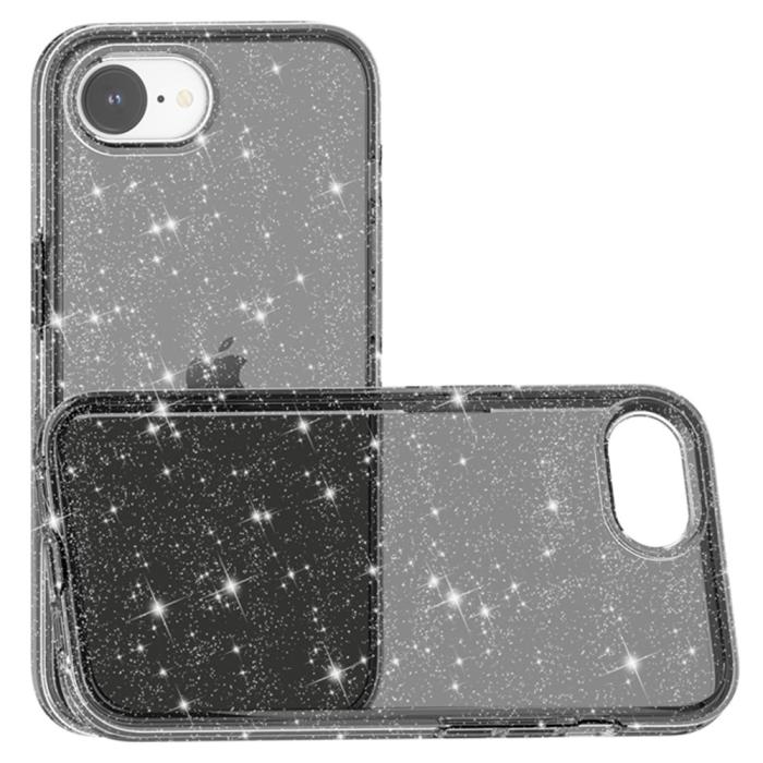 Bild 5,  iPhone 17e / 16e Skal Glitter Shockproof Svart