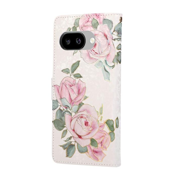 Bild 6,  Google Pixel 10a Fodral RFID Läder Blommor