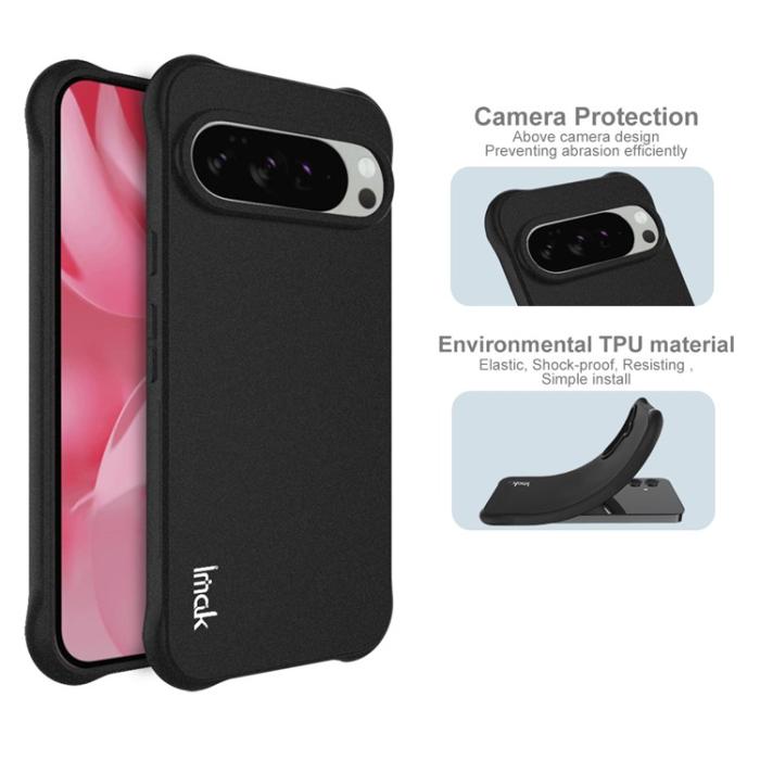 Bild 5, IMAK IMAK Google Pixel 10 / 10 Pro Skal TPU Shockproof Svart