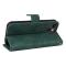  iPhone 15 Fodral Skin Touch Läder Grön