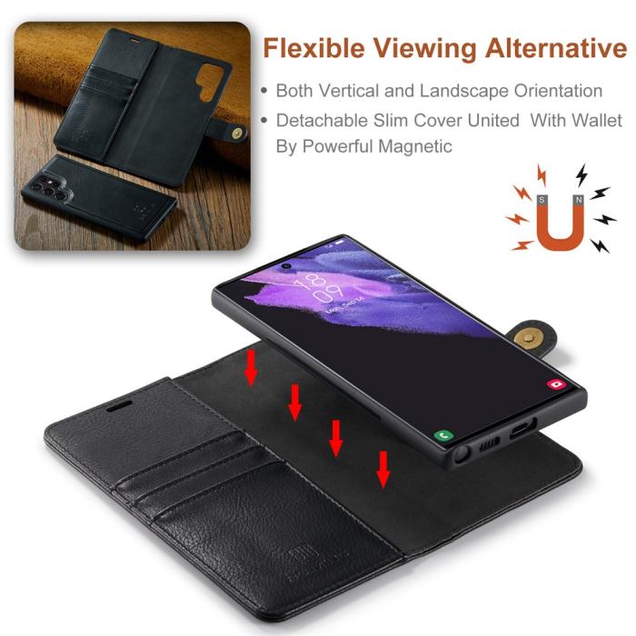 Bild 6, DG.MING DG.MING Galaxy S26 Ultra 2in1 Magnet Fodral / Skal Svart
