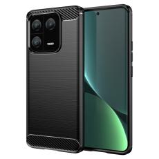  Xiaomi 13 Pro 5G Skal Borstad St&aring;l Textur Svart