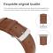 ColorPop Äkta Läder Armband Apple Watch 42/44/45/46/49 mm Brun