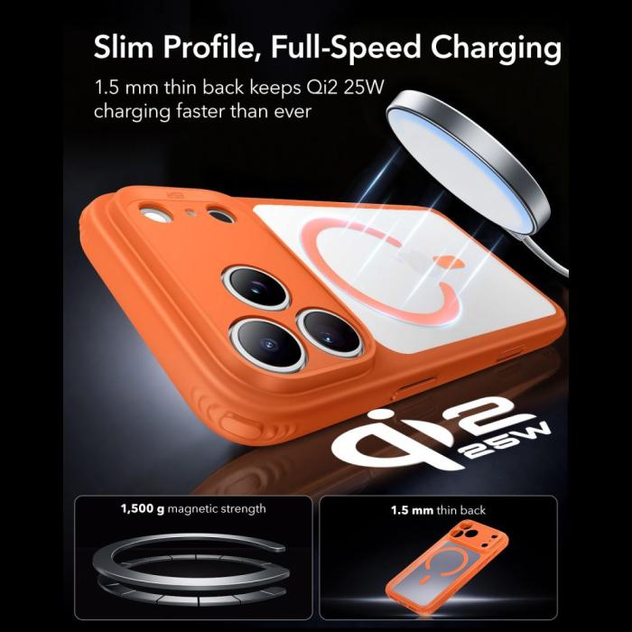 Bild 5, ESR ESR iPhone 18 Pro / 17 Pro Skal MagSafe Frostad Hybrid