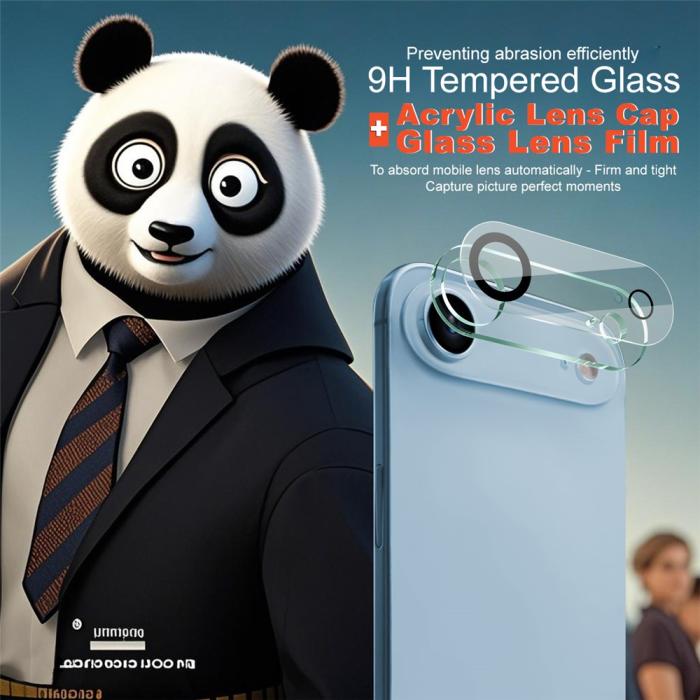 Bild 3, IMAK IMAK iPhone Air Linsskydd Härdat Glas Transparent
