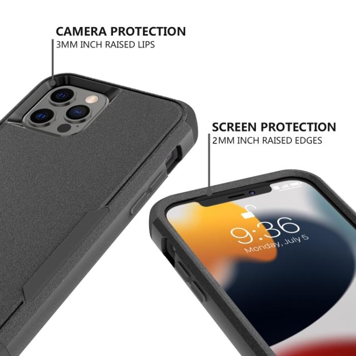 Bild 4,  iPhone 14 Pro Max Skal Shockproof Hybrid Svart