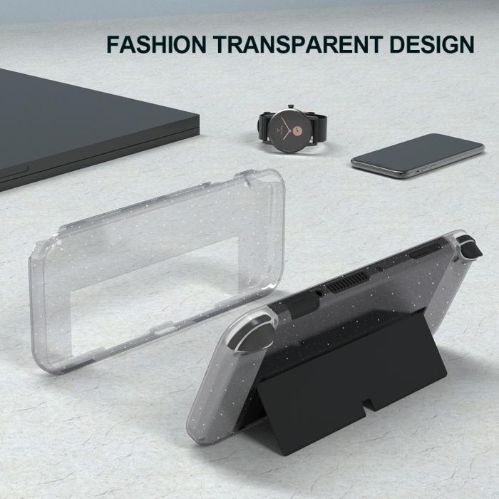 Bild 5,  Nintendo Switch OLED Skal Glitter TPU Transparent