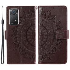  Xiaomi Redmi Note 11 Pro 5G Fodral Mandala L&auml;der Brun