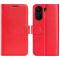  Xiaomi Redmi 13C 4G Fodral Crazy Horse Läder Röd