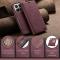 CASEME CASEME Xiaomi 15T Fodral Flip Retro Läder Röd
