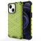 iPhone 14 Plus Skal Shockproof Honeycomb Grön
