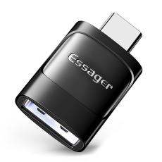 ESSAGER ESSAGER USB-A Hona till USB-C 3.0 Adapter, 5Gbps Svart