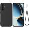  Samsung Galaxy A26 5G Skal Liquid Silikon Svart
