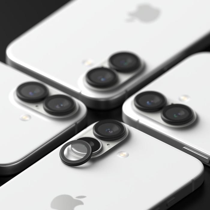 Bild 6, Ringke Ringke iPhone 16 / 16 Plus 2-PACK Linsskydd Svart