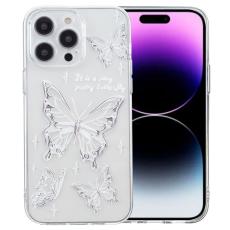  iPhone 16 Pro Skal TPU Fj&auml;rilar
