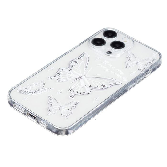 Bild 3,  iPhone 16 Pro Skal TPU Fjärilar