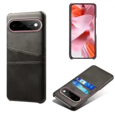  Google Pixel 11/11 Pro Skal PU L&auml;der Med 2 Kortfack