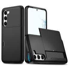  Samsung Galaxy S23 Skal Med Korth&aring;llare Svart