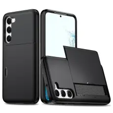  Samsung Galaxy S23 Skal Med Korth&aring;llare Svart