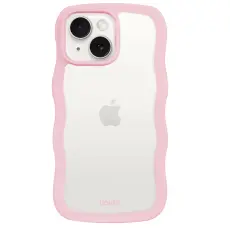 holdit holdit iPhone 15 Plus / 14 Plus Skal Wavy Pink Transparent