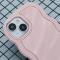  iPhone 14 Mobilskal Wavy Textur Rosa