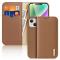 DUX DUCIS DUX DUCIS iPhone 15 Plus Fodral RFID Läder Brun