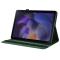  Samsung Galaxy Tab A11 / A9 Fodral Butterfly Flower Grön