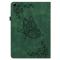  Samsung Galaxy Tab A11 / A9 Fodral Butterfly Flower Grön