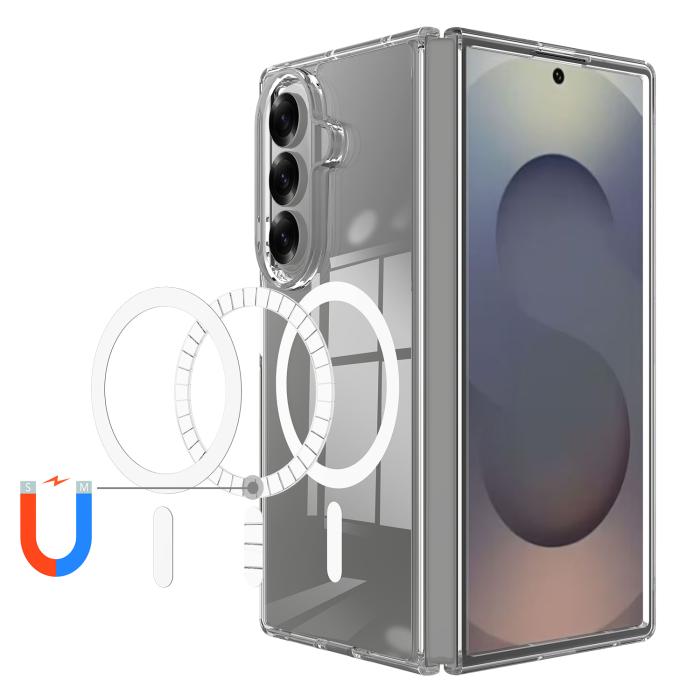 Bild 2,  Samsung Galaxy Z Fold 7 Skal MagSafe Hybrid Transparent