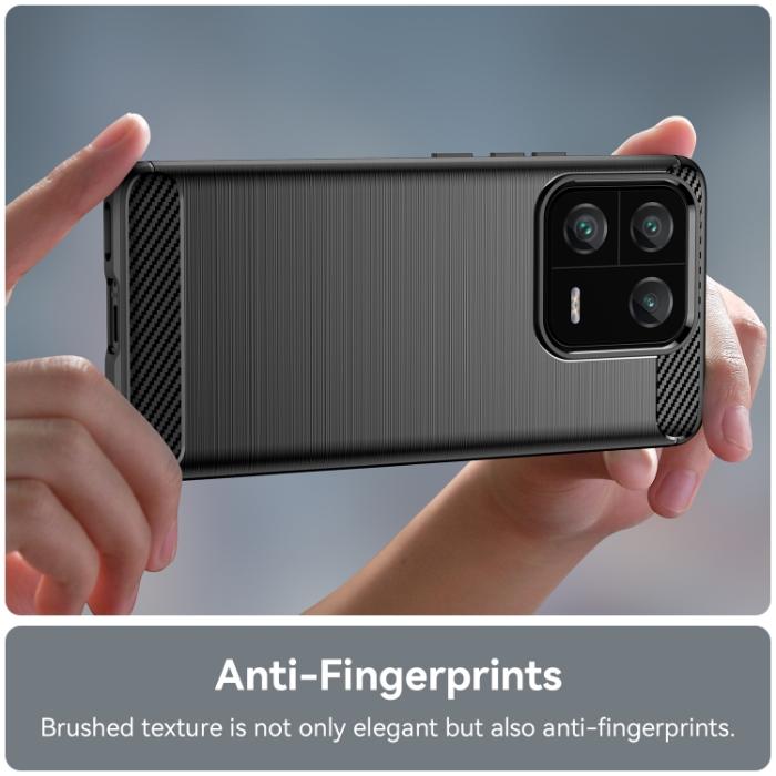 Bild 5,  Xiaomi 13 Pro 5G Skal Borstad Stål Textur Svart