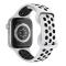 ColorPop Sportarmband Dual-Color Apple Watch 42/41/40/38 mm (M/L) Vit/Svart