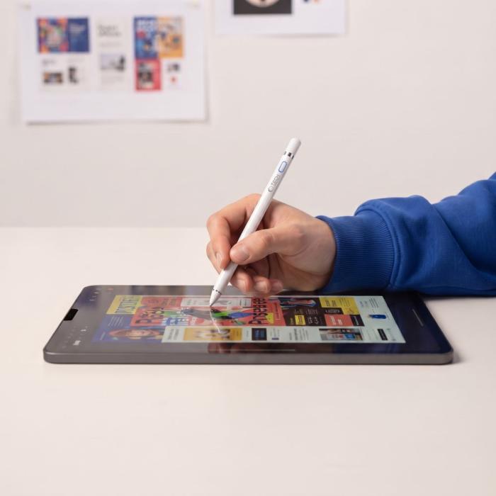 Bild 6, Tech-Protect Tech-Protect Active Stylus Touchpenna Vit