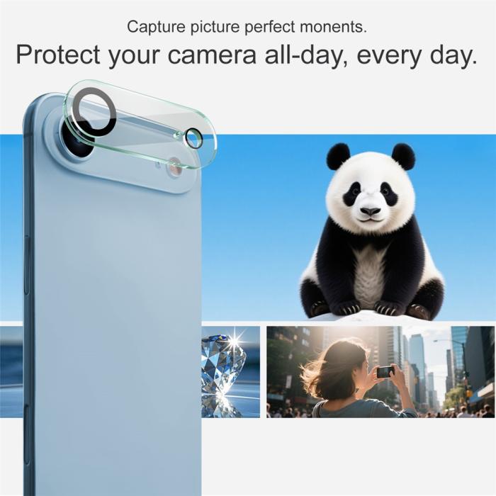 Bild 5, IMAK IMAK iPhone Air Linsskydd Härdat Glas Transparent